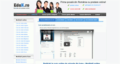 Desktop Screenshot of eduk.ro